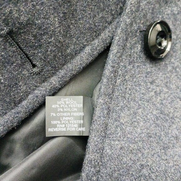 LONDON FOG Collections Women's Pea coat. Plus Size 1X - Picture 7 of 8